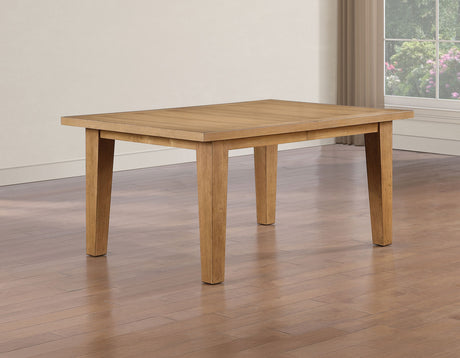 Sommerset Natural Oak 5-Piece 64-96 Ladder Back Dining Set by Steve Silver at Eve Furniture