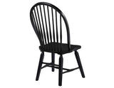 Sommerset Solid Wood Black Modern Windsor Chair, Set of 2 by Steve Silver at Eve Furniture