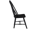 Sommerset Solid Wood Black Modern Windsor Chair, Set of 2 by Steve Silver at Eve Furniture