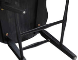 Sommerset Solid Wood Black Modern Windsor Chair, Set of 2 by Steve Silver at Eve Furniture