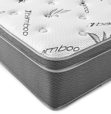 Sommet 13" Full Bamboo Euro Top Memory Foam Hybrid Mattress by Coaster at Eve Furniture