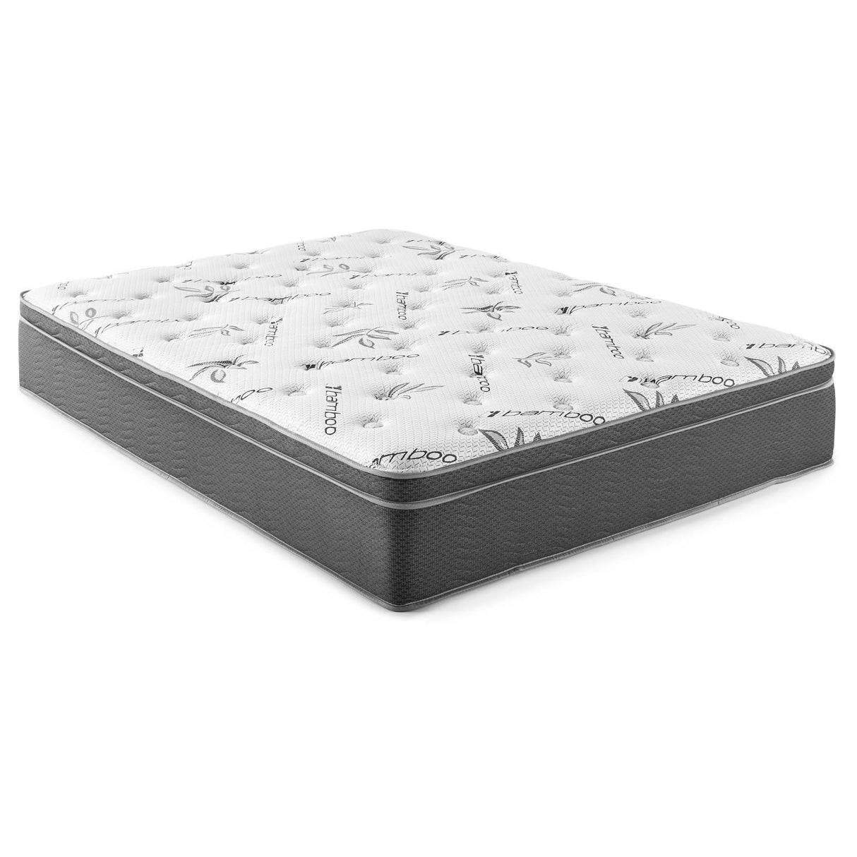 Sommet 13" Twin Bamboo Euro Top Memory Foam Hybrid Mattress by Coaster at Eve Furniture
