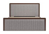 Somune Gray & Walnut King Bed by Zuomod at Eve Furniture