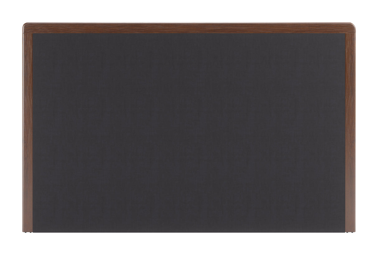 Somune Gray & Walnut King Bed by Zuomod at Eve Furniture