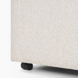 Sondra Cream Performance Fabric Upholstered Club Dining Chair by Mercana at Eve Furniture
