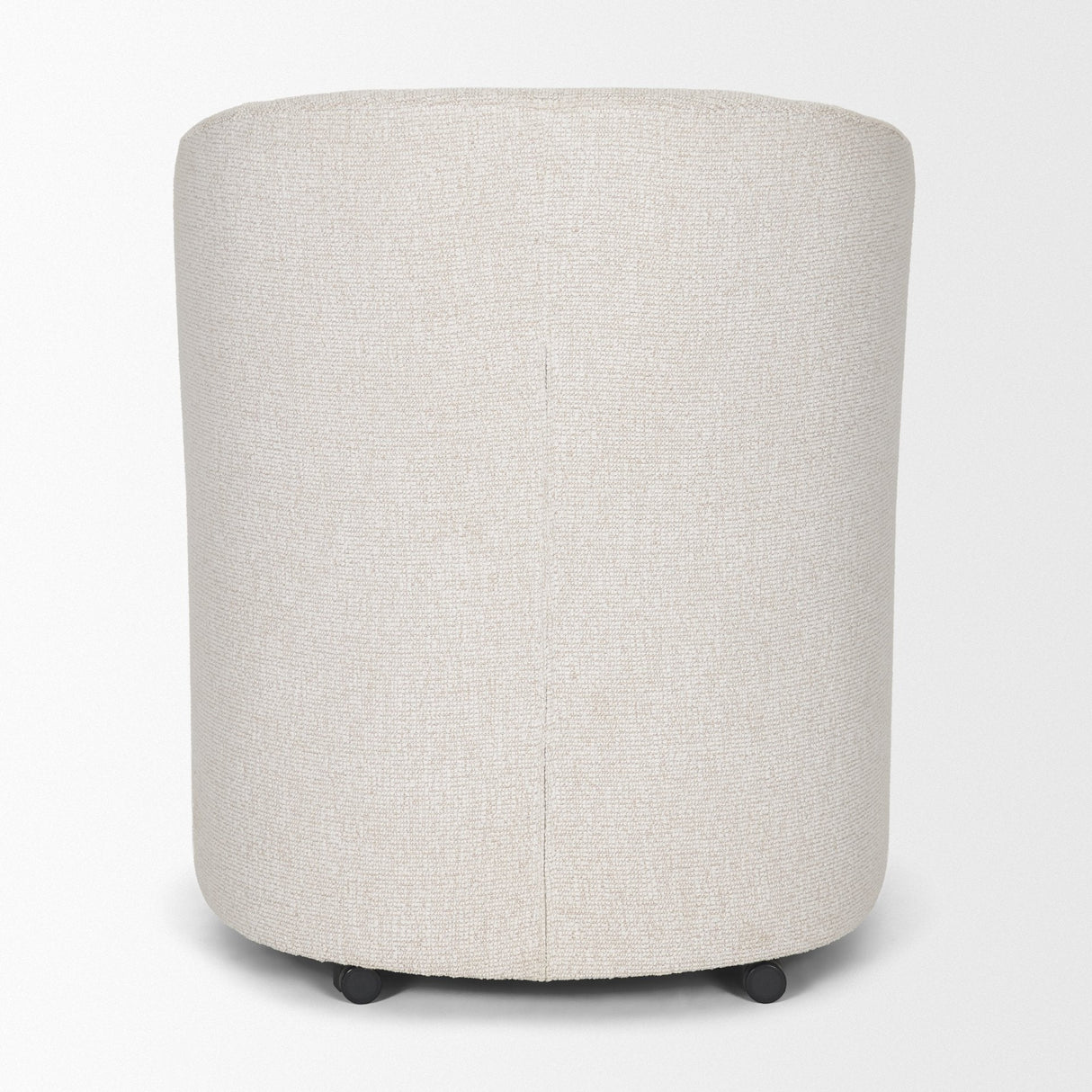 Sondra Cream Performance Fabric Upholstered Club Dining Chair by Mercana at Eve Furniture