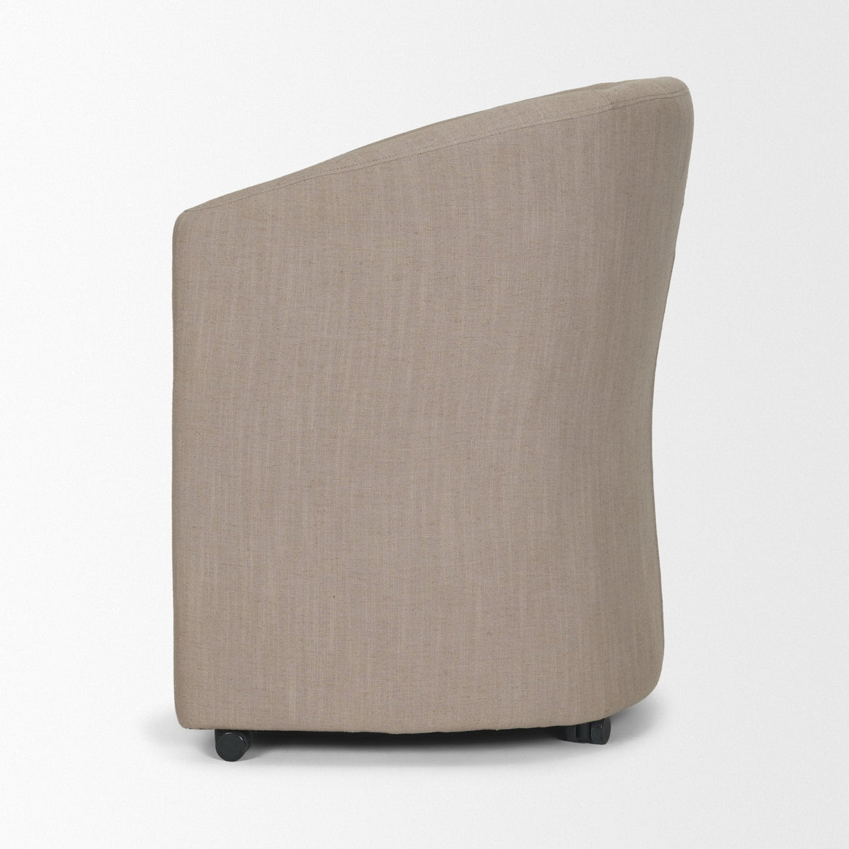 Sondra Gray Performance Fabric Upholstered Club Dining Chair by Mercana at Eve Furniture