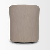 Sondra Gray Performance Fabric Upholstered Club Dining Chair by Mercana at Eve Furniture