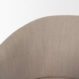 Sondra Gray Performance Fabric Upholstered Club Dining Chair by Mercana at Eve Furniture
