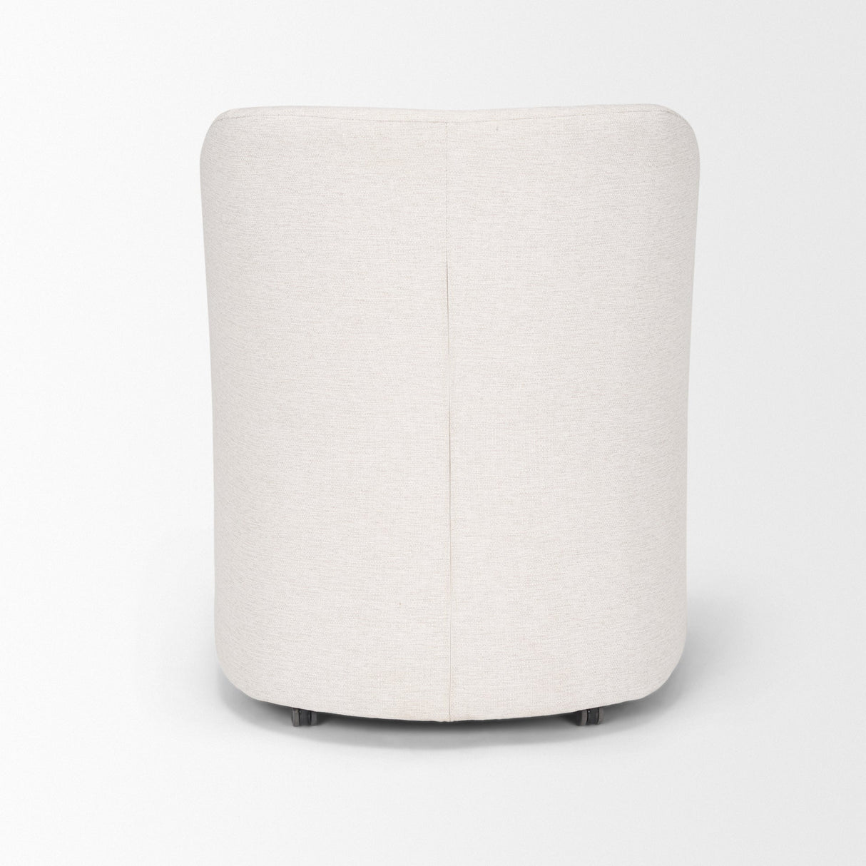 Sondra Oatmeal Performance Fabric Upholstered Club Dining Chair by Mercana at Eve Furniture