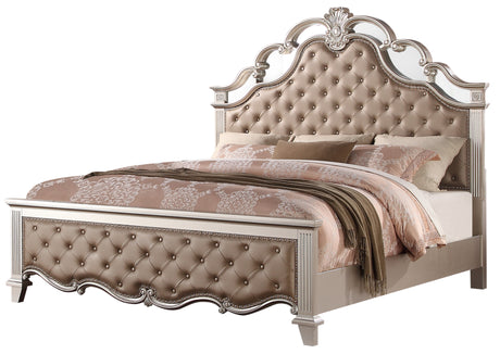 Sonia Champagne Bedroom Set by Cosmos Furniture at Eve Furniture