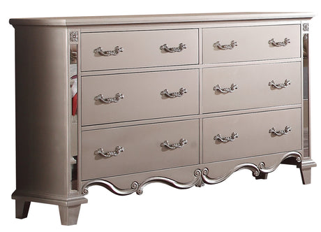Sonia Champagne Bedroom Set by Cosmos Furniture at Eve Furniture