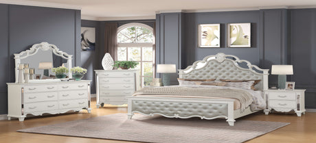 Sonia Pearl Bedroom Set by Cosmos Furniture at Eve Furniture