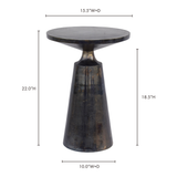 Sonja Charcoal Grey Accent Table by Moe's Home at Eve Furniture