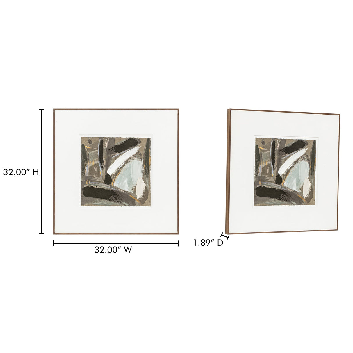 Sonnet Multicolor Framed Painting by Moe's Home at Eve Furniture