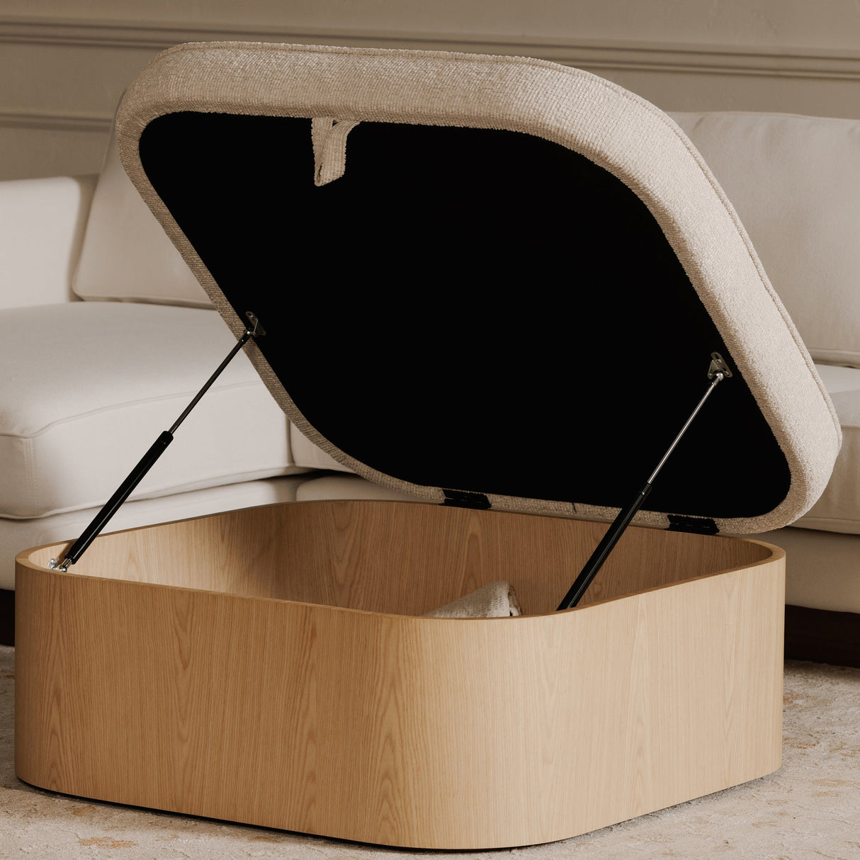 Sonny Ash Ottoman by MOES at Eve Furniture