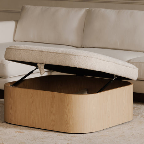Sonny Ash Ottoman by MOES at Eve Furniture