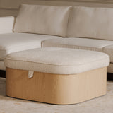 Sonny Ash Ottoman by MOES at Eve Furniture