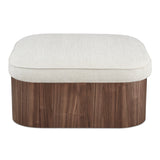 Sonny Walnut Ottoman by MOES at Eve Furniture
