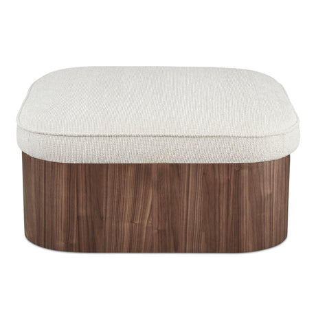 Sonny Walnut Ottoman by MOES at Eve Furniture