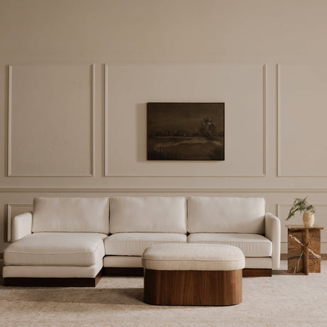 Sonny Walnut Ottoman by MOES at Eve Furniture