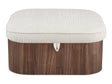 Sonny Walnut Ottoman by MOES at Eve Furniture