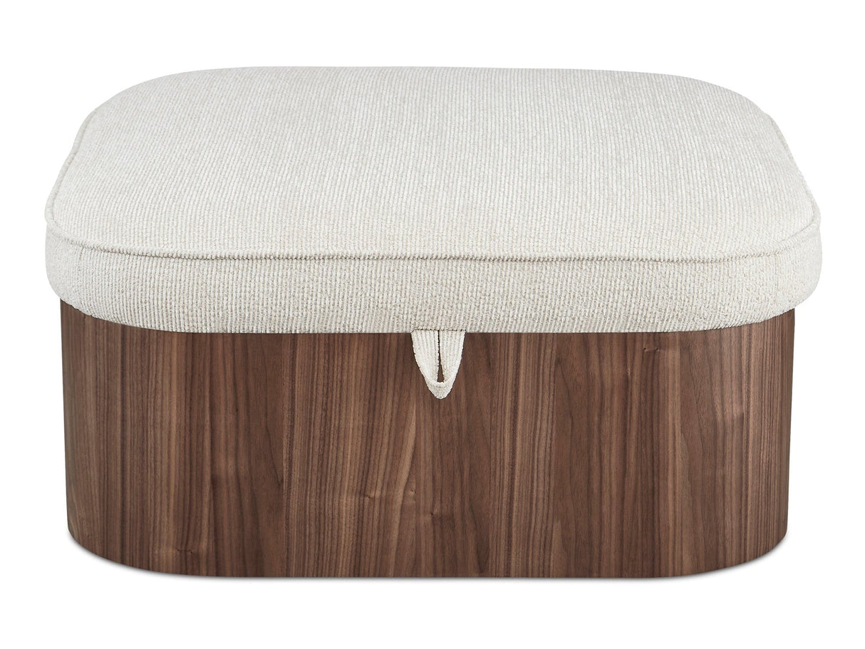 Sonny Walnut Ottoman by MOES at Eve Furniture