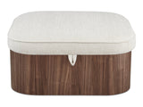 Sonny Walnut Ottoman by MOES at Eve Furniture