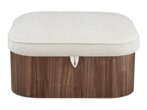 Sonny Walnut Ottoman by MOES at Eve Furniture