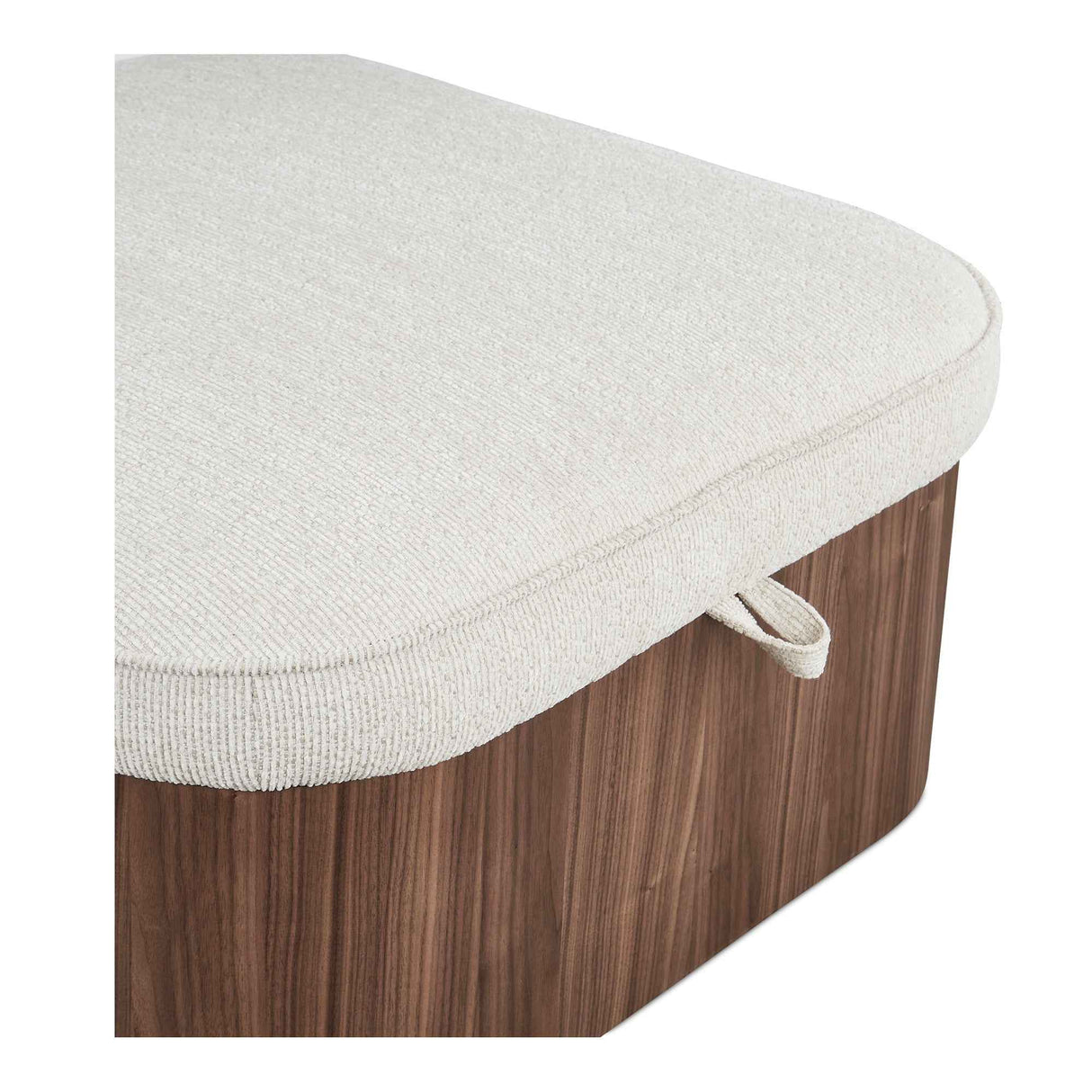 Sonny Walnut Ottoman by Moe's Home at Eve Furniture