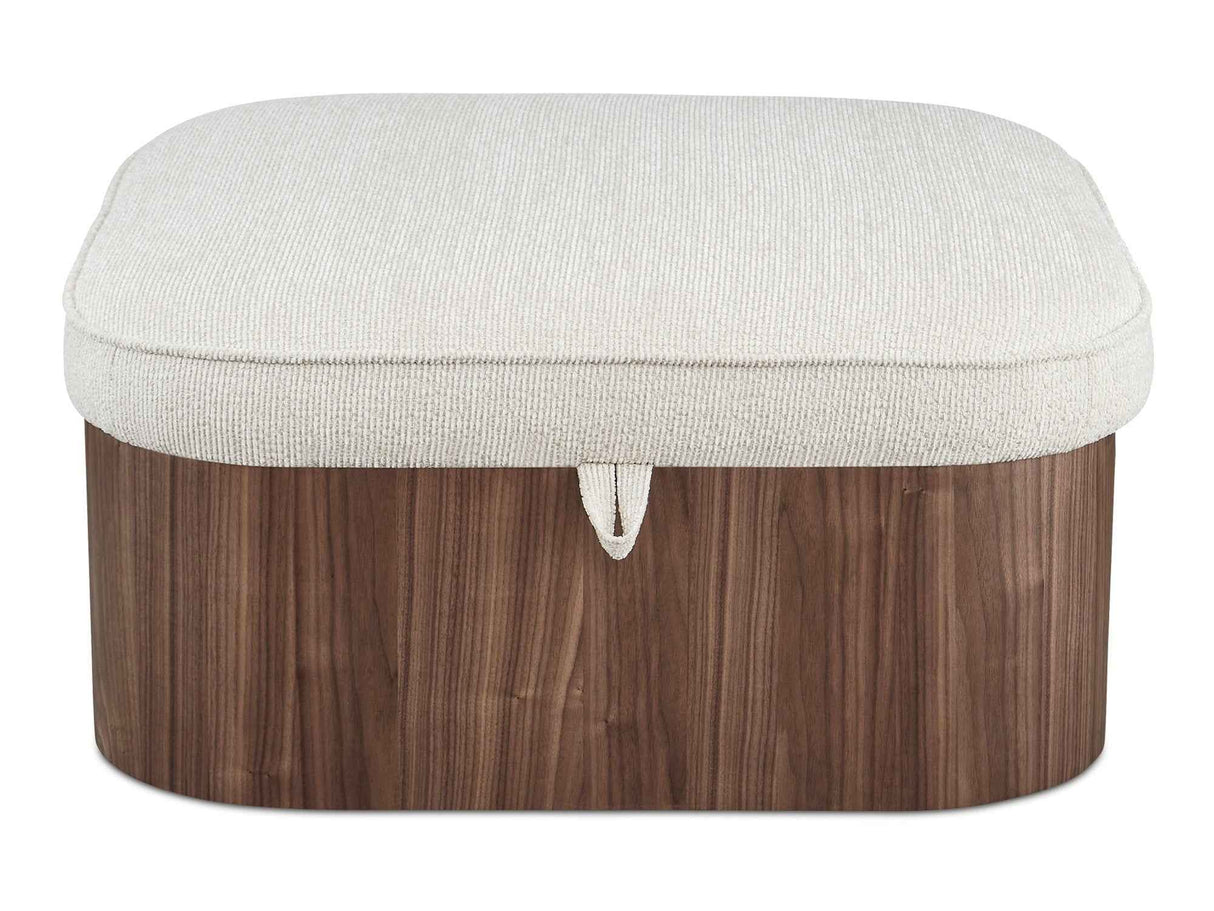 Sonny Walnut Ottoman by Moe's Home at Eve Furniture