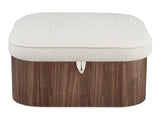 Sonny Walnut Ottoman by Moe's Home at Eve Furniture