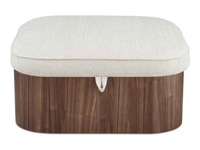 Sonny Walnut Ottoman by Moe's Home at Eve Furniture