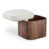 Sonny Walnut Stool by Moe's Home at Eve Furniture