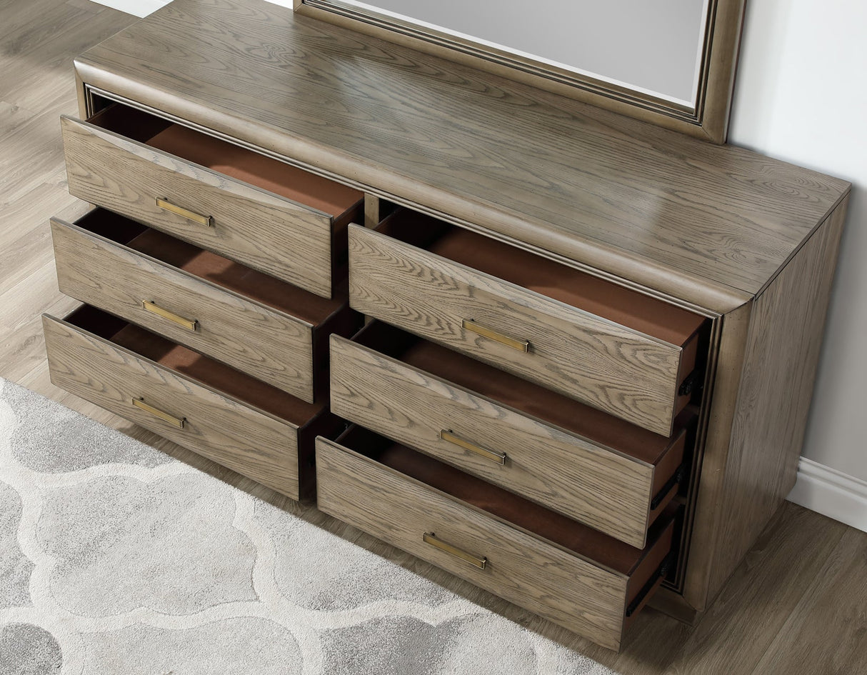 Sonoma 66″ Six-Drawer Dresser