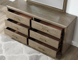 Sonoma 66″ Six-Drawer Dresser by Steve Silver at Eve Furniture