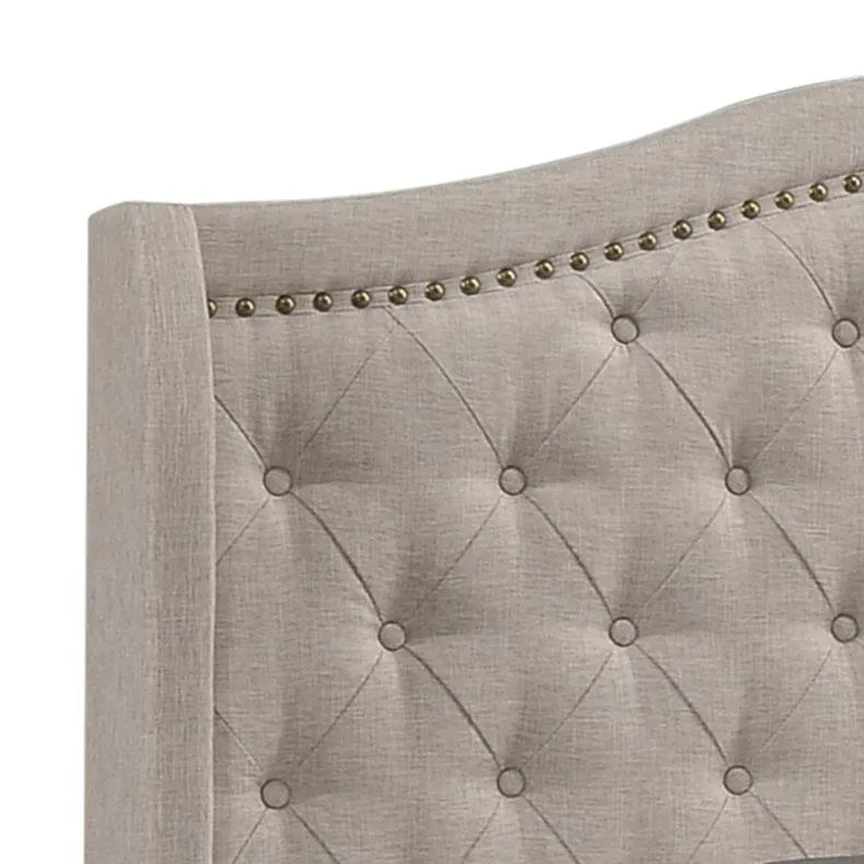 Sonoma Beige Camel Back Full Bed by Coaster at Eve Furniture