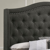 Sonoma Camel Back Eastern King Bed Gray