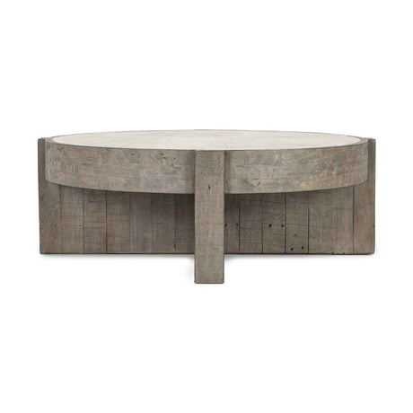 Sonoma Coffee Table - Antique White/Distressed Gray by Classic Home at Eve Furniture