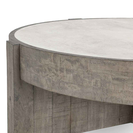 Sonoma Coffee Table - Antique White/Distressed Gray by Classic Home at Eve Furniture