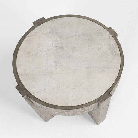 Sonoma Distressed Gray/Weathered Chalk End Table by Classic Home at Eve Furniture