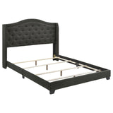Sonoma Gray Camel Back Full Bed by Coaster at Eve Furniture