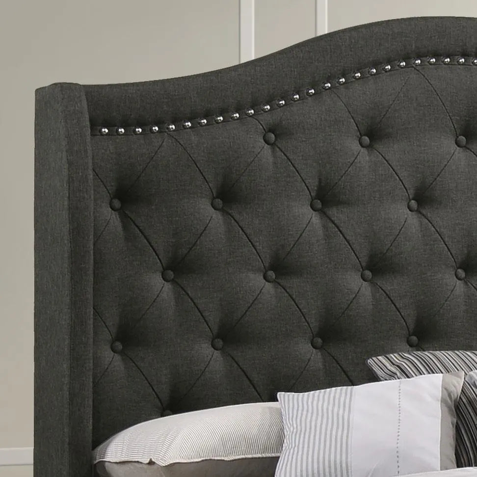 Sonoma Gray Camel Back Full Bed by Coaster at Eve Furniture
