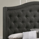 Sonoma Gray Camel Back Queen Bed by Coaster at Eve Furniture