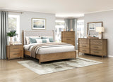 Sonoma Oak California King Platform Bed by Homelegance at Eve Furniture