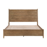 Sonoma Oak Queen Platform Bed by Homelegance at Eve Furniture