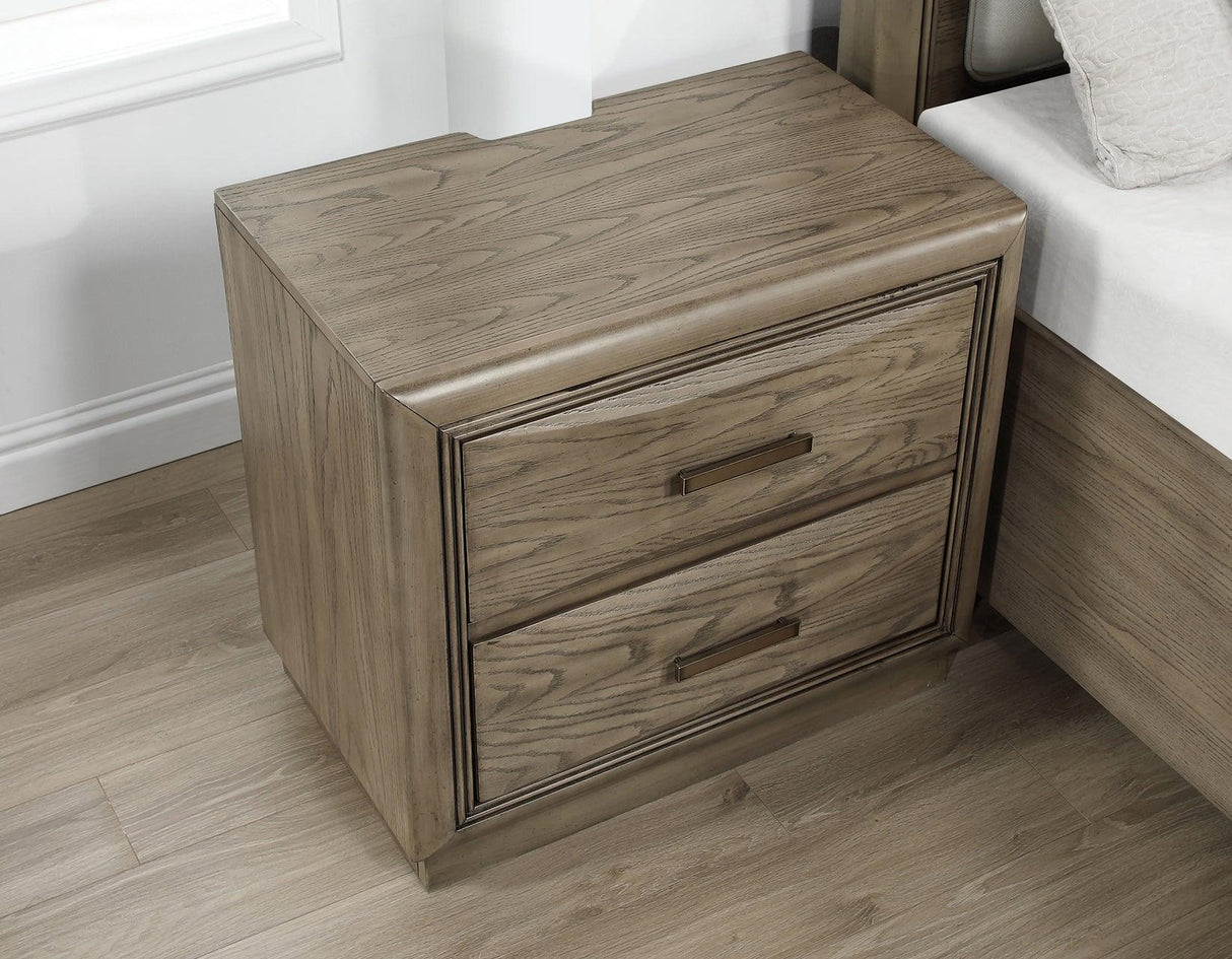 Sonoma 2-Drawer Nightstand by Steve Silver at Eve Furniture