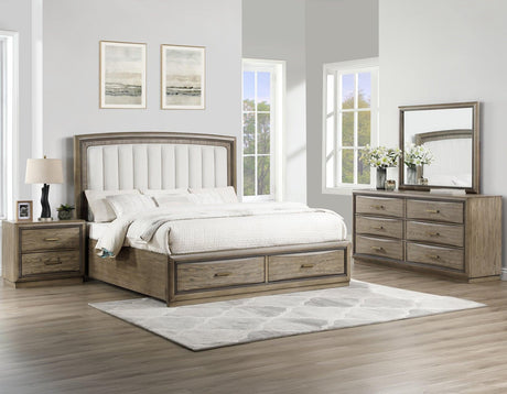Sonoma 4-Piece King Storage Bedroom Set by Steve Silver at Eve Furniture