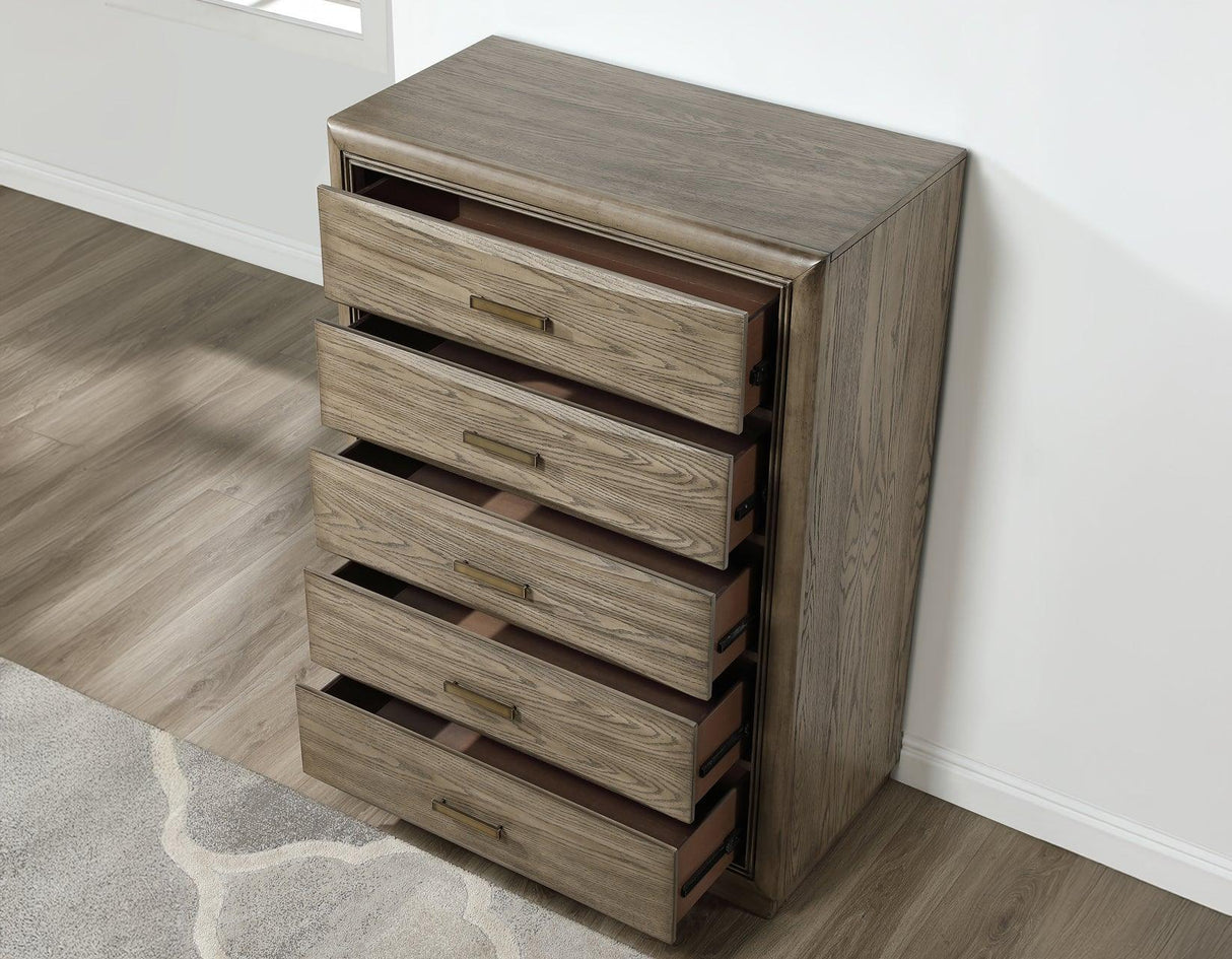 Sonoma 5-Drawer Chest by Steve Silver at Eve Furniture