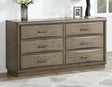Sonoma 66″ Six-Drawer Dresser by Steve Silver at Eve Furniture